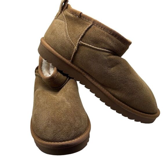 CUSHIONAIRE Women's pull on boot 11 CHESTNUT - Picture 6 of 7